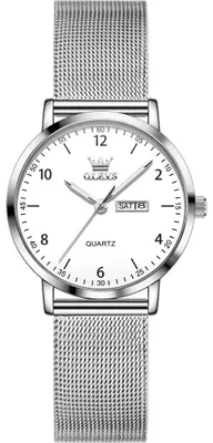 Obrázok produktu pre Elegantné uni hodinky OLEVS NO-41520 - Biela/Strieborná KP41520