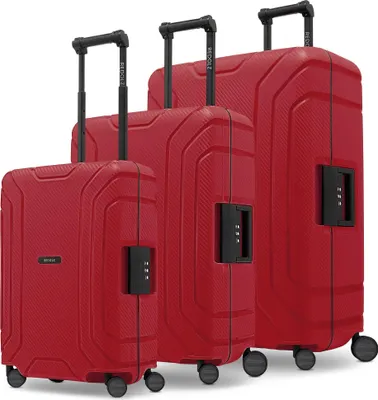 Produktbild von REDOLZ Essentials 15 Trolley-Set 3-teilig Classic Red rot 55cm