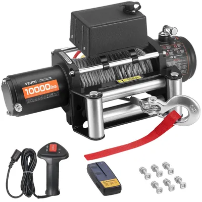 Zdjęcie produktu dla Wyciągarka Elektryczna Vevor 4500 Kg 12V Dc Z Pilotem Bezprzewodowym