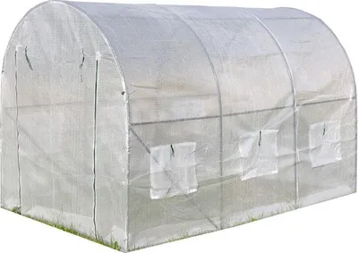 Produktbild von Gewächshaus Treibhaus Foliengewächshaus 3x2x2m Folien-Tunnel Bogendach
