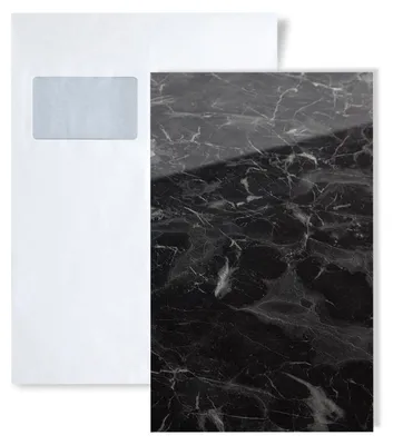 Image de 1 ÉCHANTILLON panneau mural WallFace S-19341 format A5 | MARBLE BLACK AR+