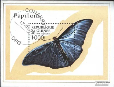 Produktbild von Briefmarken Guinea 1998 Mi Block518 (kompl.Ausg.) gestempelt Schmetterlinge