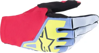 Produktbild von Alpinestars Techstar Motocross Handschuhe, blau/rot, 2XL