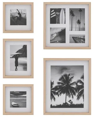 Productafbeelding van Fotoframe, bruin, set van 5