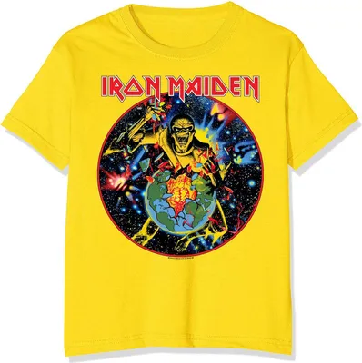 Produktbild von Iron Maiden - "World Piece Tour" T-Shirt für Herren/Damen Uni RO5472 (XL) (Gelb)