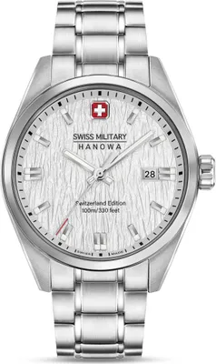 Produktbild von SWISS MILITARY HANOWA Herrenuhr Quarzuhr silber onesize Herren 41 SMWGH0004601