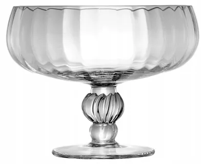 Produktbild von Große Glas-Paterne KROSNO OPTYK 23cm Handarbeit
