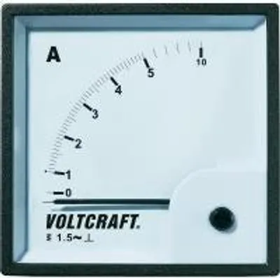 Obrázok produktu pre Voltcraft AM-72X72/5A Analog-Einbaumessgerät AM-72X72/5A 5 A Dreheisen (AM-72X72/5A)