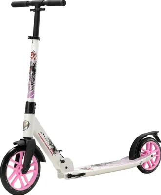 Produktbild von STAR SCOOTER Alu City Tretroller klappbar ab 8 Jahre | 255mm Kinder und Erwachsene | Weiß Lila