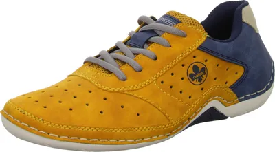 Produktbild von Rieker Schnürhalbschuhe bequem in gelb/orange, Gr. 40