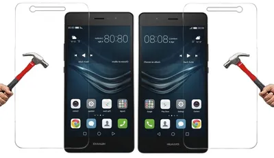 Produktbild von ino 2x Schutzglas kompatibel mit Huawei p9 plus Panzerglas Panzer Schutz Panzerfolie glas Displayschutzglas