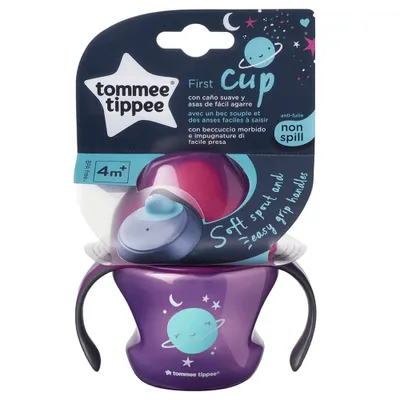 Obrázek produktu pro Tommee Tippee First Sippee Cup, Hrnek na pití, 4 měsíc/ů, Purpurová, Plast, Chlapec/děvče, 150 ml