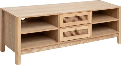 Produktbild von TV-Möbel "Arty" - Holz & Rattangeflecht - Atmosphera créateur d'intérieur