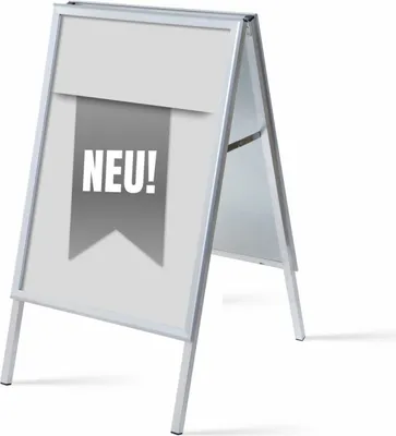 Produktbild von Showdown Kundenstopper - DIN A1 - Komplett-Set - Neu Deutsch - Grau/Schwarz