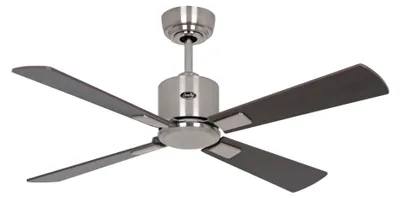 Immagine prodotto di Ventilatore da soffitto a risparmio energetico con telecomando Eco Neo III WiFi 103 cm Cromo opaco Lame Wengè / Grigio argento