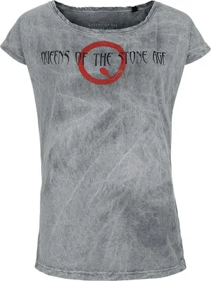 Produktbild von Queens Of The Stone Age T-Shirt Damen Logo grau L