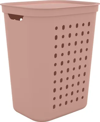 Produktbild von Wäschesammler JONA 55 l, Farbe:Linnea pink ged.