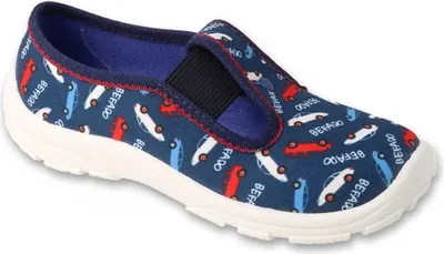 Produktbild von Hausschuhe Befado 975X193 975Y193 blaue Autos, Slipper