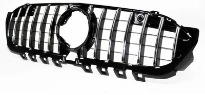 Sport Kühlergrill Schwarz Glanz Chrom passt für Mercedes A-Klasse W177 2018 – Produktansicht