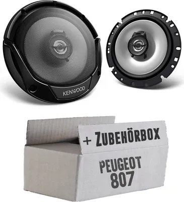 Produktbild von Lautsprecher Boxen Kenwood KFC-S1766 - 16,5cm 2-Wege Koaxialsystem Auto Einbausatz - Einbauset passend für Peugeot 807 - justSOUND