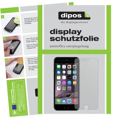 A collage of product packaging and an image of a smartphone with a screen protector.