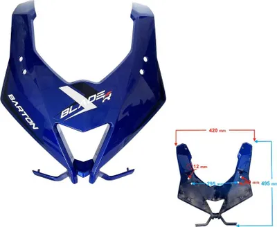 Produktbild von BLADE R Vorderdeckel blau