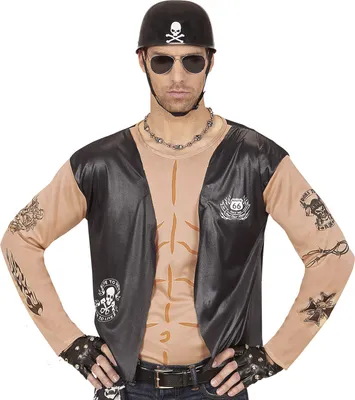 Zdjęcie produktu dla BIKER (koszulka z kamizelką) M/L