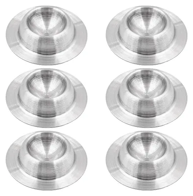 Image de Solidchoice - Lot de 6 supports en acier inoxydable pour œufs mollets