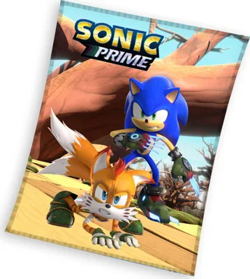 Produktbild von Babydecke Sonic the Hedgehog und Tails 130x170 cm