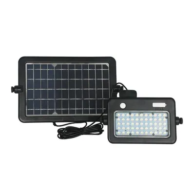 Zdjęcie produktu dla Naświetlacz LED Solarny V-TAC 10W USB Czarny IP65 VT-788-10 4000K 1100lm