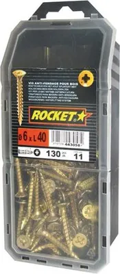Image de Vis Rocket Tf Pozi 6x40 Vybac 130p - Rocket