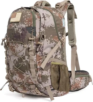 Produktbild von PolkaHome® Wanderrucksack, wasserdichter Reiserucksack, 40 Liter, Tagesrucksack, Outdoor-Rucksack, Campingrucksack, Trekkingrucksack mit Regenhaube