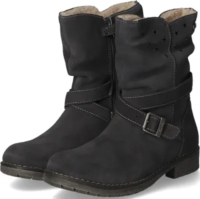 Produktbild von Lurchi Winterstiefeletten LOLLY Kinder Rauleder Grau Größe: 34