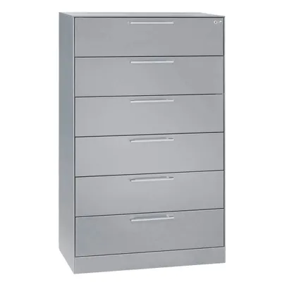 Produktbild von CP C 3000 Asisto Karteischrank silber 6 Schubladen 80,0 x 43,5 x 131,0 cm