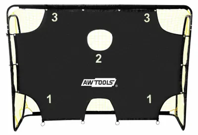 AWTOOLS Fußballtor 213x153x76 cm Stahlrohr pulverbeschichtet