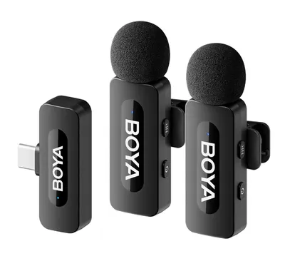 Image de Système de micro BOYA Mini avec réduction du bruit pour Android et iOS, USB-C, portée de 100 m