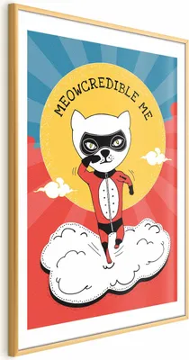 Produktbild von Posterpapier Poster - Esteemed Cat 40x60 cm Für Kinder e-A-0113-ao-a