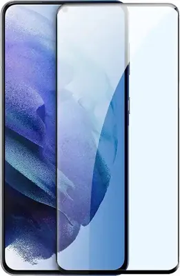Panzerfolie für Samsung Galaxy S21, passgenau mit Kantenschutz