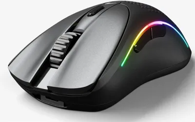 Produktbild von Glorious Gaming Model D 2 Wireless, rechts, RF Wireless, 19000 DPI, Weiß