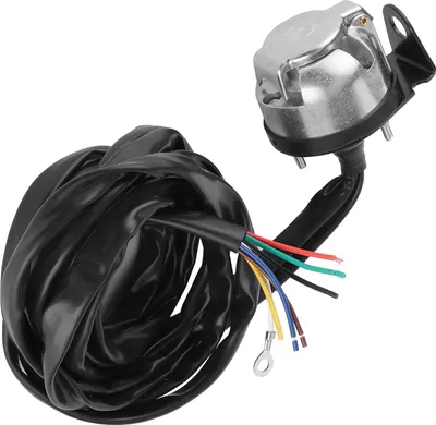 Image de connecteur européen 7 broches pour remorque Prise de câblage Câble 2m pour véhicules utilitaires Semi-remorques