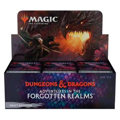 Produktbild von D&D Adventures in the Forgotten Realms - Draft Booster Display - angielski