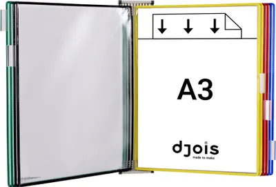 Produktbild von tarifold t-display Wandsichttafelsystem Metall DIN A3