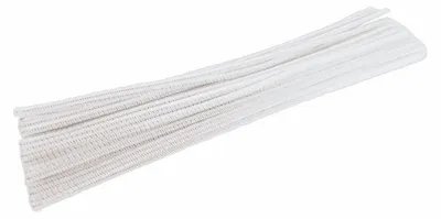 Image de Colorations - Fil chenille blanc, 100pcs.