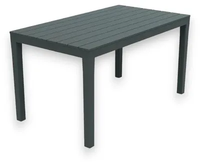 Immagine prodotto di Tavolo componibile rettangolare interno ed esterno 138x80xH72 cm -  Nero