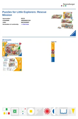 Immagine prodotto di Puzzle per piccoli esploratori: Missione di salvataggio Ravensburger 00133