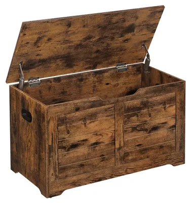 Produktbild von VASAGLE Sitzbank mit Stauraum, Holztruhe mit Deckel, 40 x 80 x 46 cm