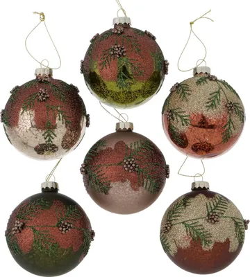 Produktbild von Boltze Gruppe Tenea Weihnachtskugel sortiert 8 cm (1 Stück)