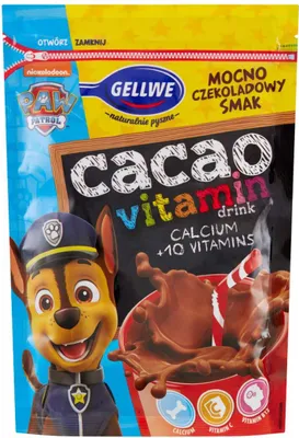 Zdjęcie produktu dla Gellwe Cacao Vitamin Napój Kakaowy W Proszku 150 G