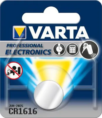 Produktbild von Varta â–º Ersatzbatterie CR1616 â–º Batterie Lithium 3V â–º Knopfzelle 34285