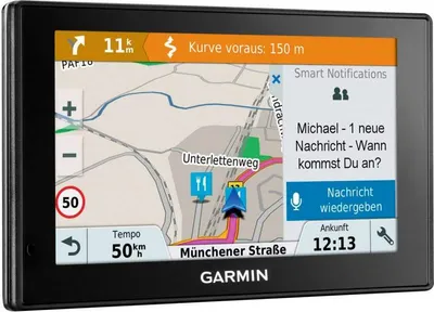 Produktbild von Garmin Drive 5 PLUS MT-S EU Tragbares Navigationssystem, 12,7 cm (5 Zoll) Display, Touchscreen, Spurassistent, Realansicht, Mechaless, WLAN, Bluetooth